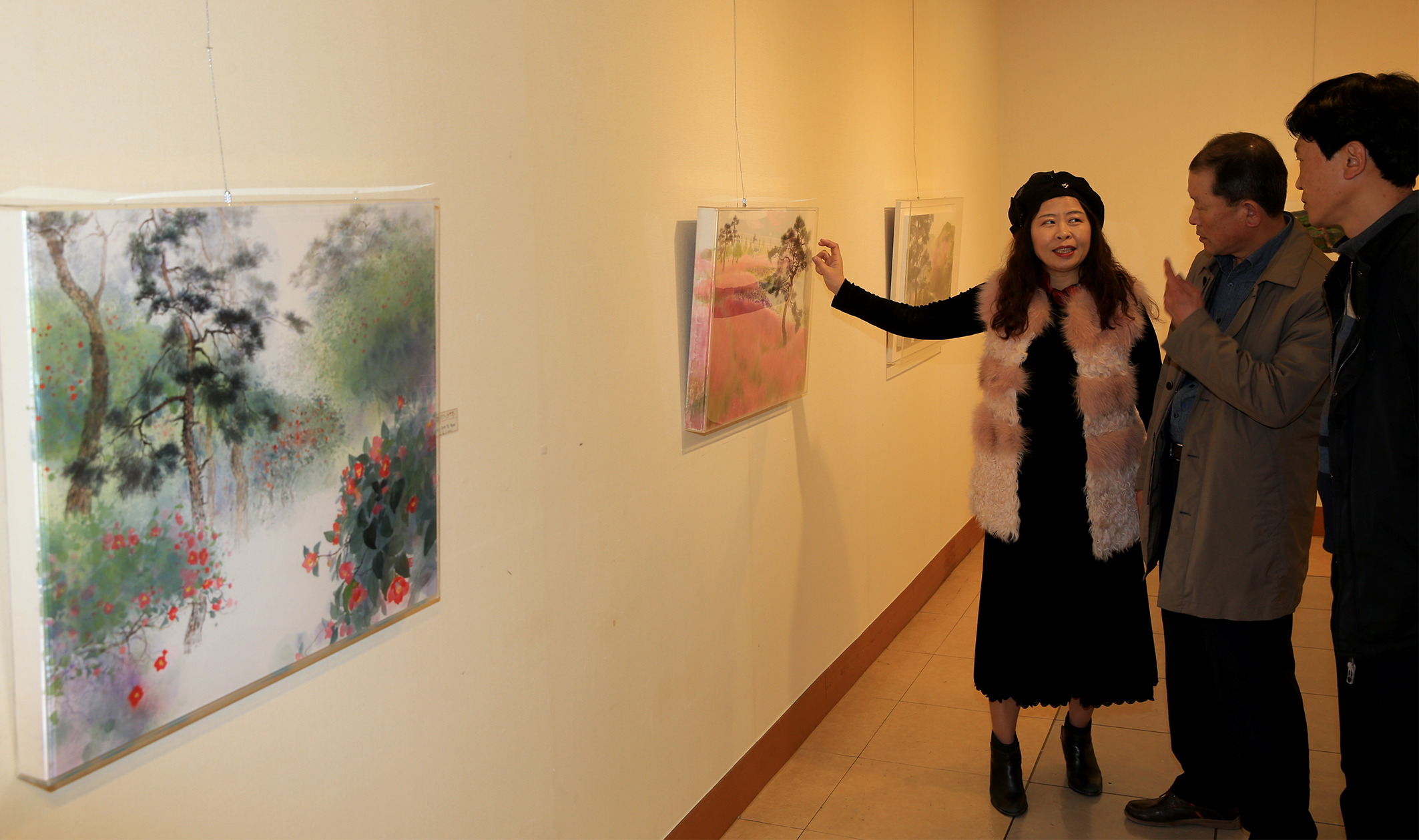 정회진 한국화가 ‘솔향과 꽃의 환희’展,2