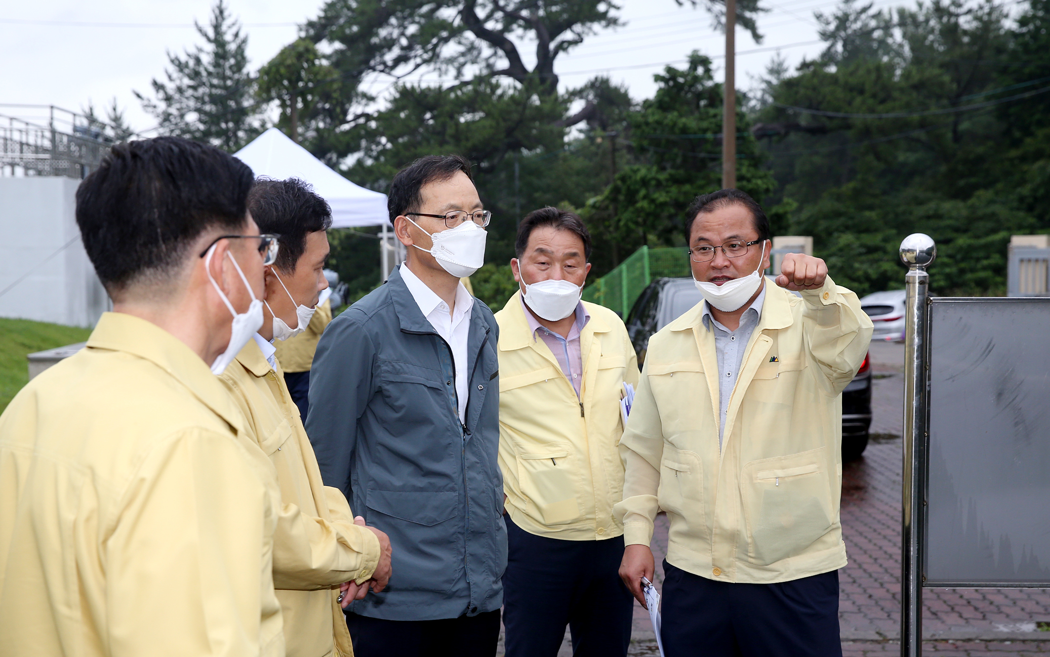 수돗물 유충발생 관련 행정부지사님 정수장 방문5