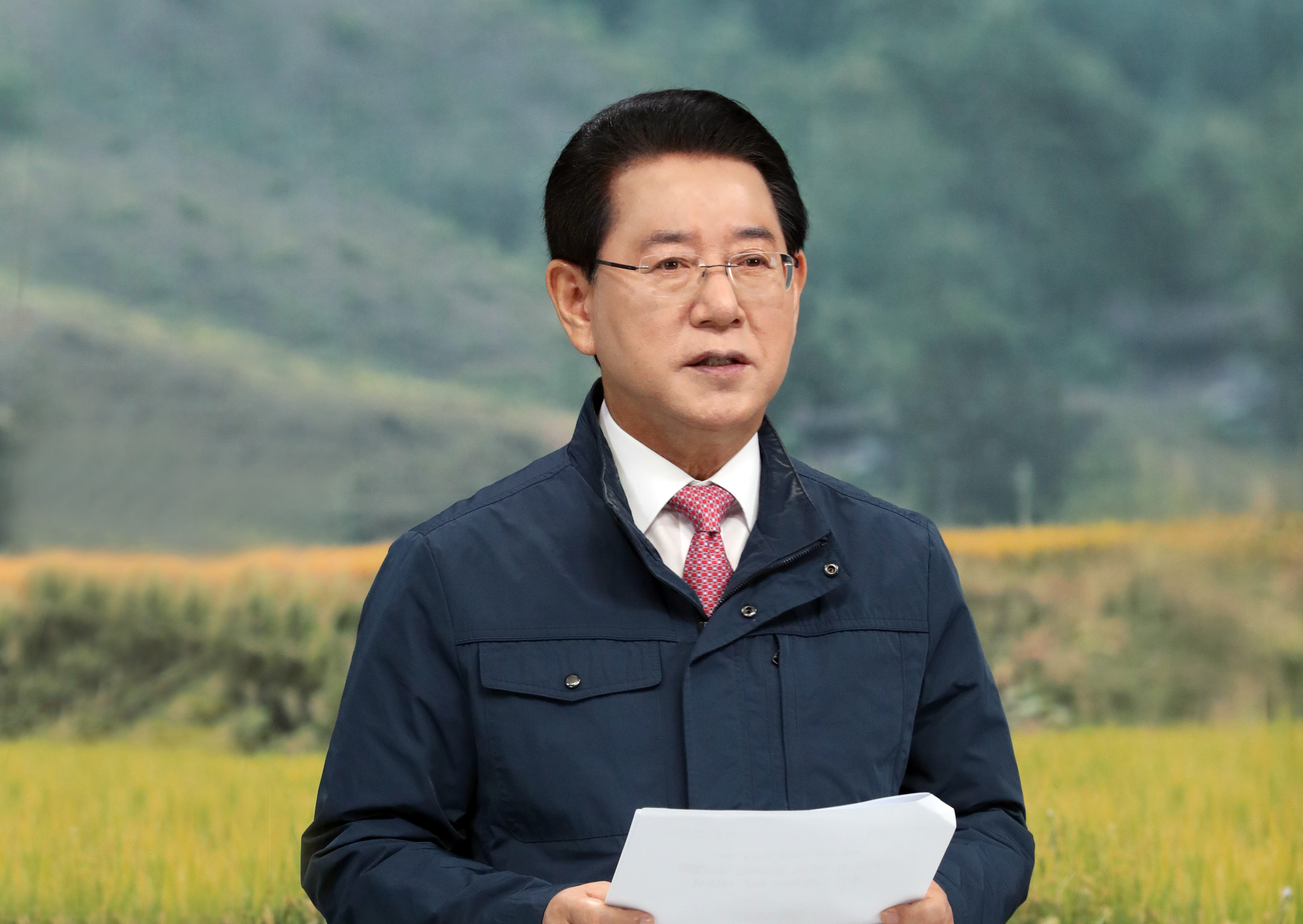 쌀 수확기 시장격리 촉구 기자회견1