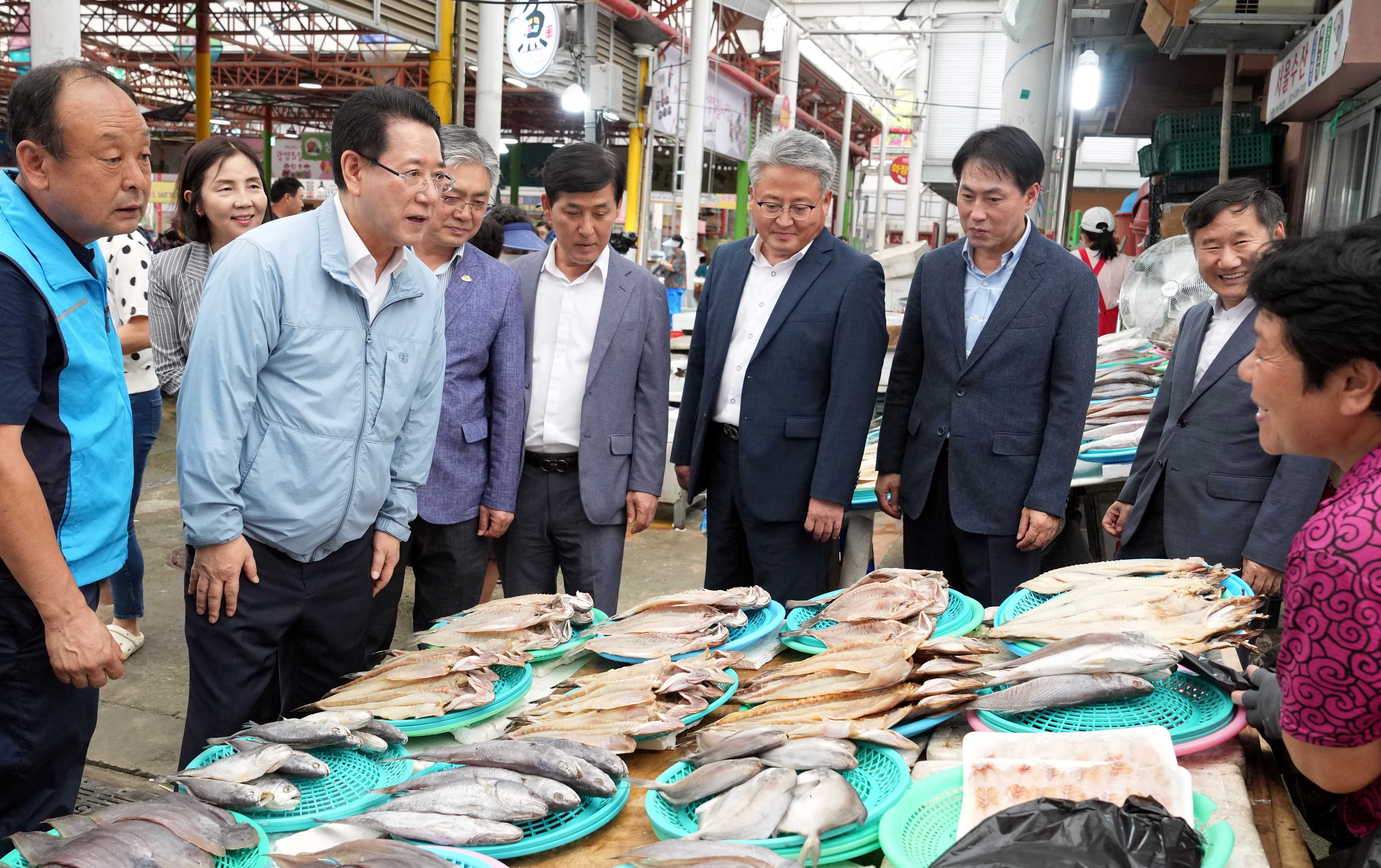 추석 명절 맞이 광양 전통시장 상인 격려5