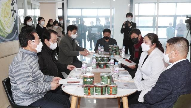 목포 김치생산 기업 신세계F&B (유)농업회사법인 방문