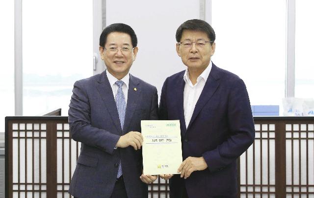서삼석 국회 예산결산특별위원회 위원장 면담